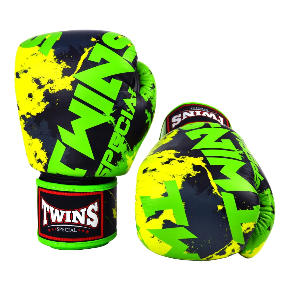 Twins FBGVL3-61 Candy Boxing Gloves Black/Green
