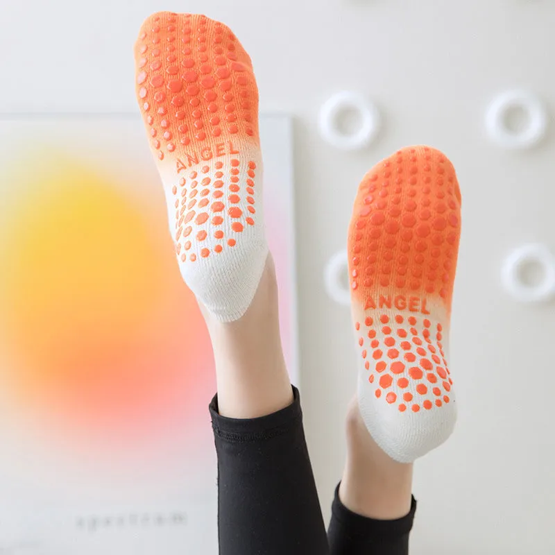 Unisex Gradient Color Invisible Boat Socks