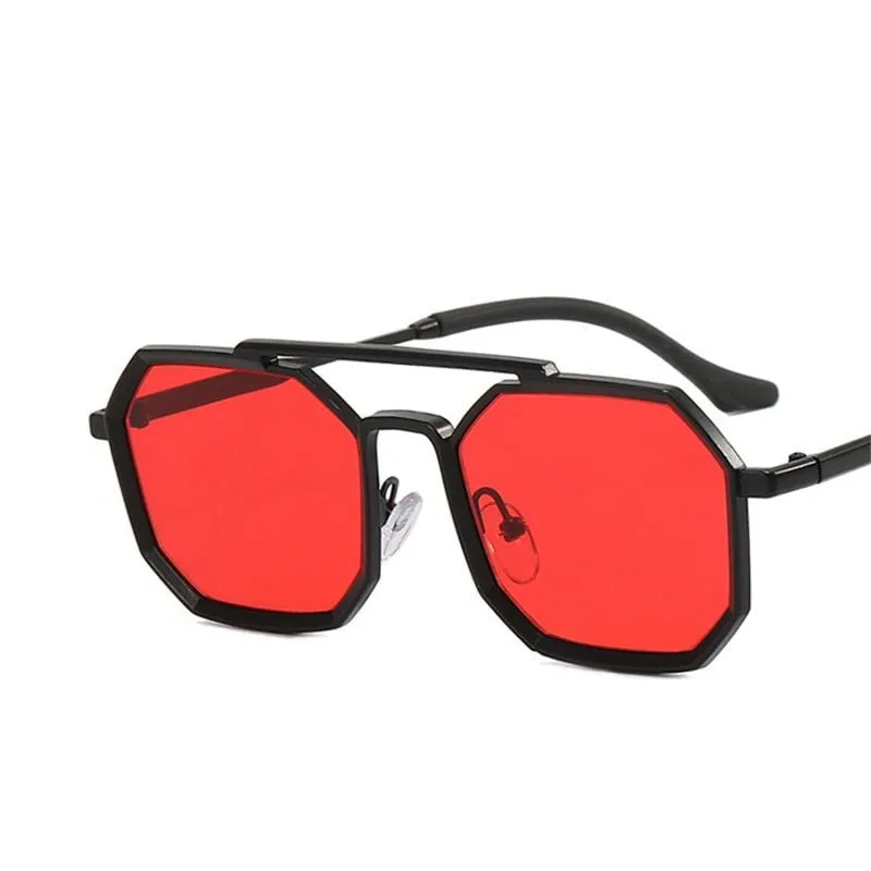 UV Protection Poly Unisex Sunglasses with Durable Alloy Frames