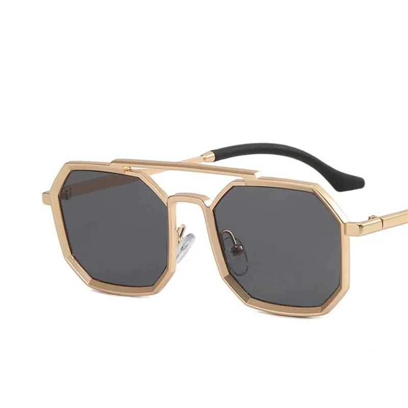 UV Protection Poly Unisex Sunglasses with Durable Alloy Frames