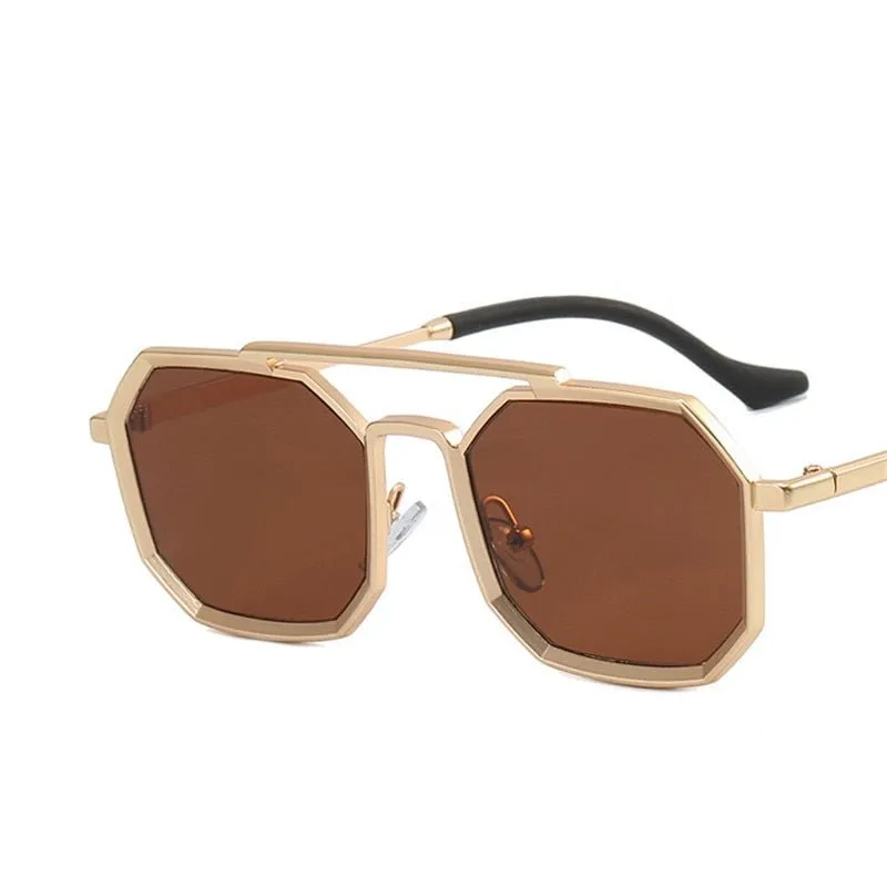 UV Protection Poly Unisex Sunglasses with Durable Alloy Frames