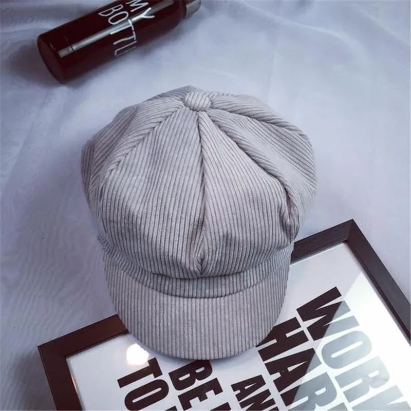 Vintage Newsboy Cap Beret Painter Winter Hats for Women