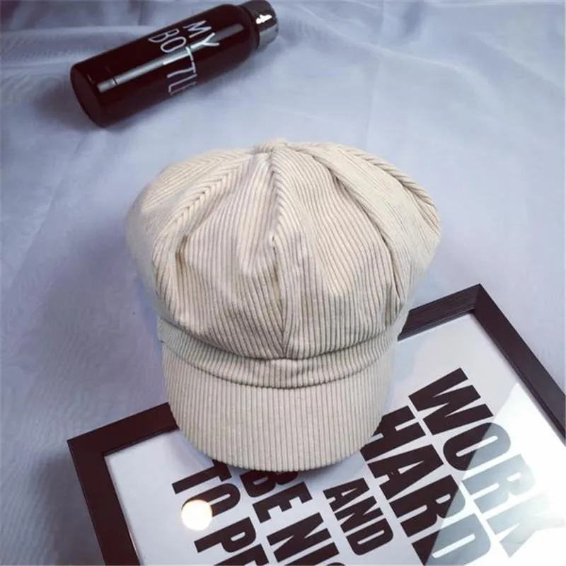 Vintage Newsboy Cap Beret Painter Winter Hats for Women