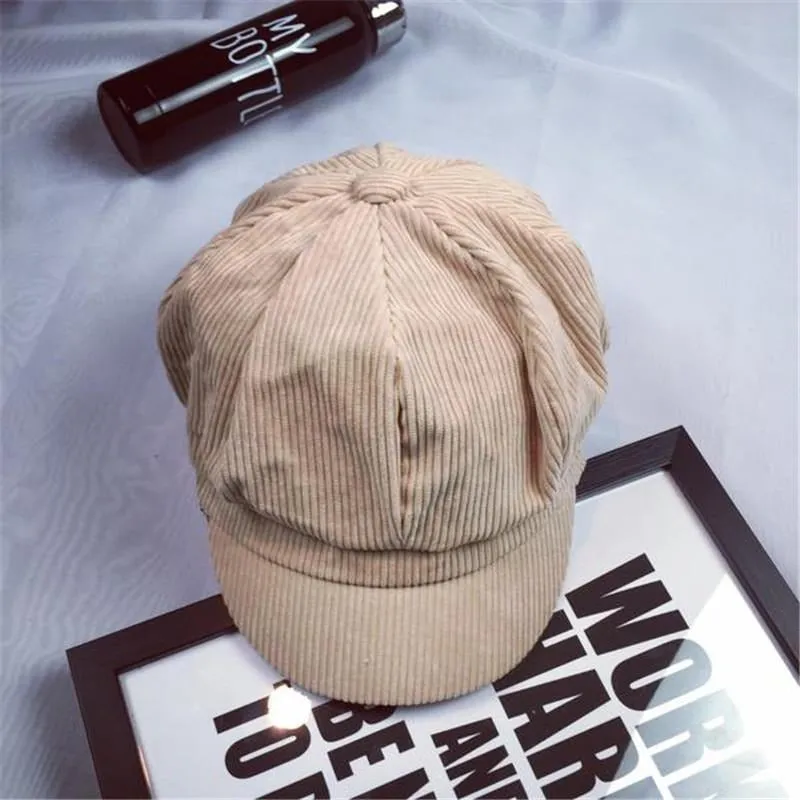 Vintage Newsboy Cap Beret Painter Winter Hats for Women