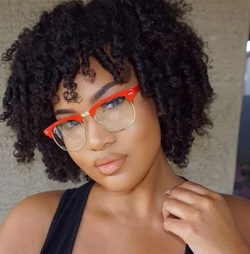 Wayfarer Half Rim Black Two Tone Clear Glasses