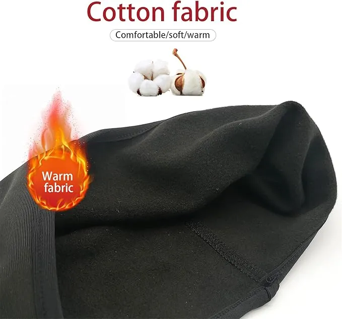 Winter Headband Ear Warmer - 2 Pack Warm Cozy Fleece Stretchy Ear Muff with Full Cover for Outdoor Sports, Running, Hiking, Cycling, Tennis, Jogging