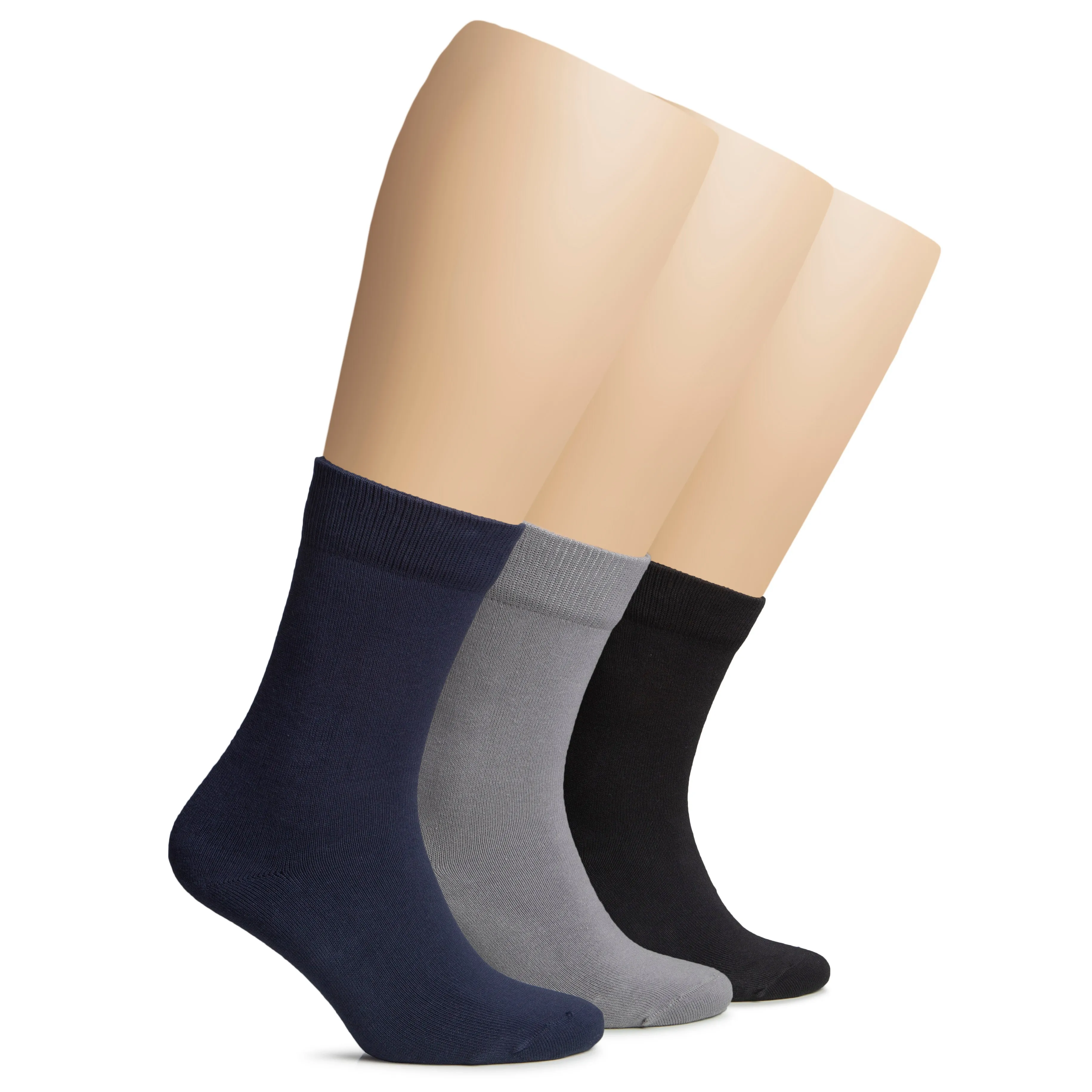 Women's Warm Winter Cotton Dress Crew Socks, 3 Pairs