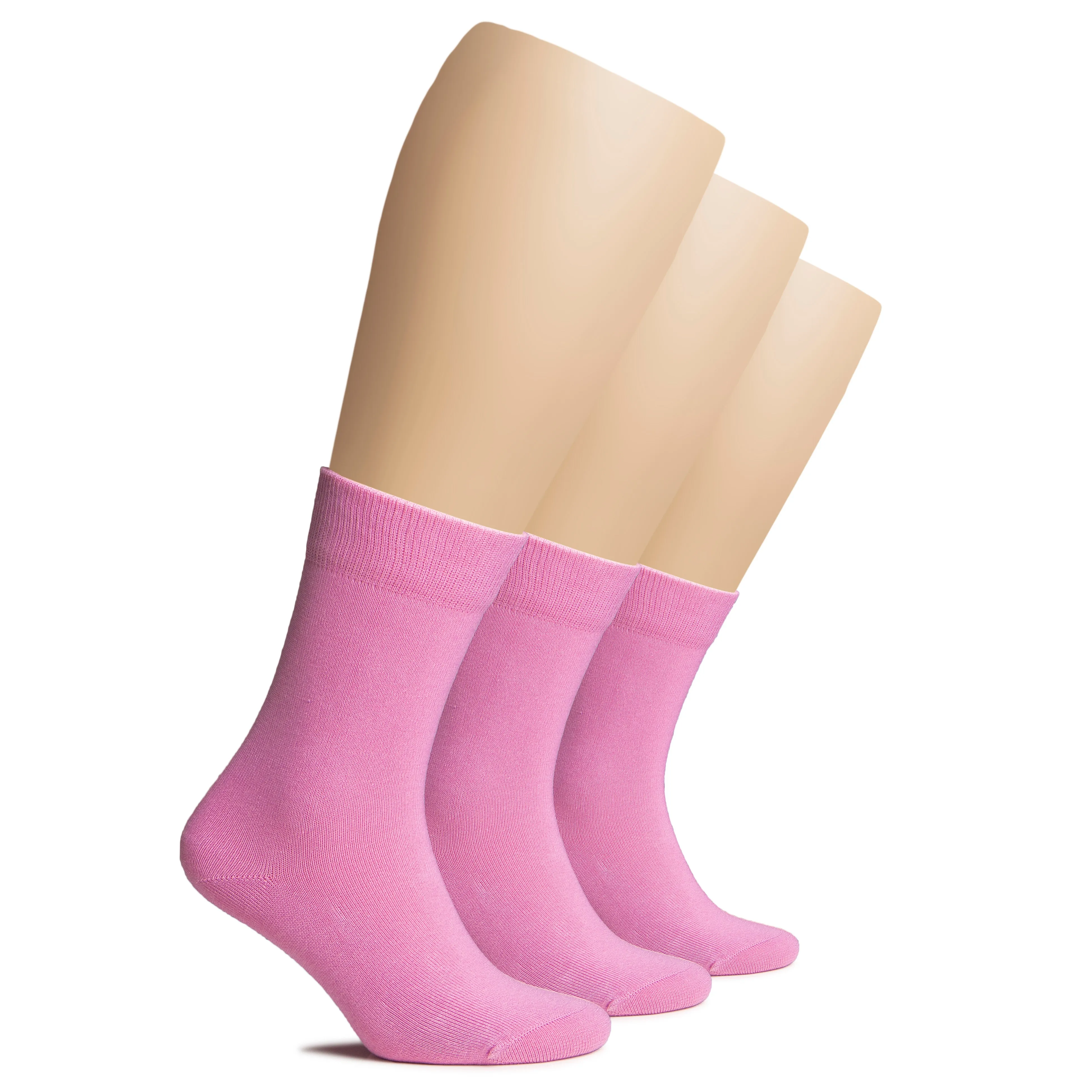Women's Warm Winter Cotton Dress Crew Socks, 3 Pairs