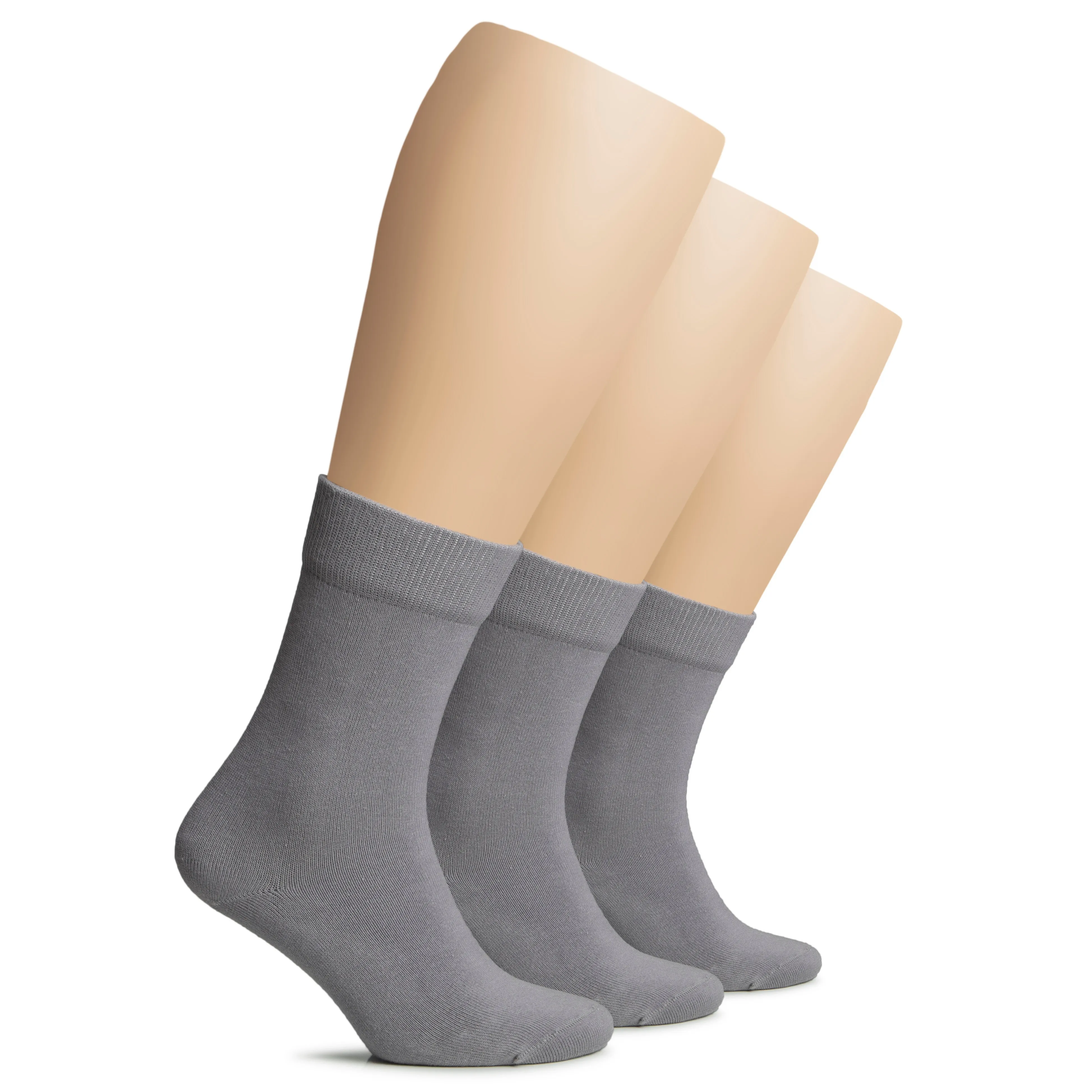 Women's Warm Winter Cotton Dress Crew Socks, 3 Pairs
