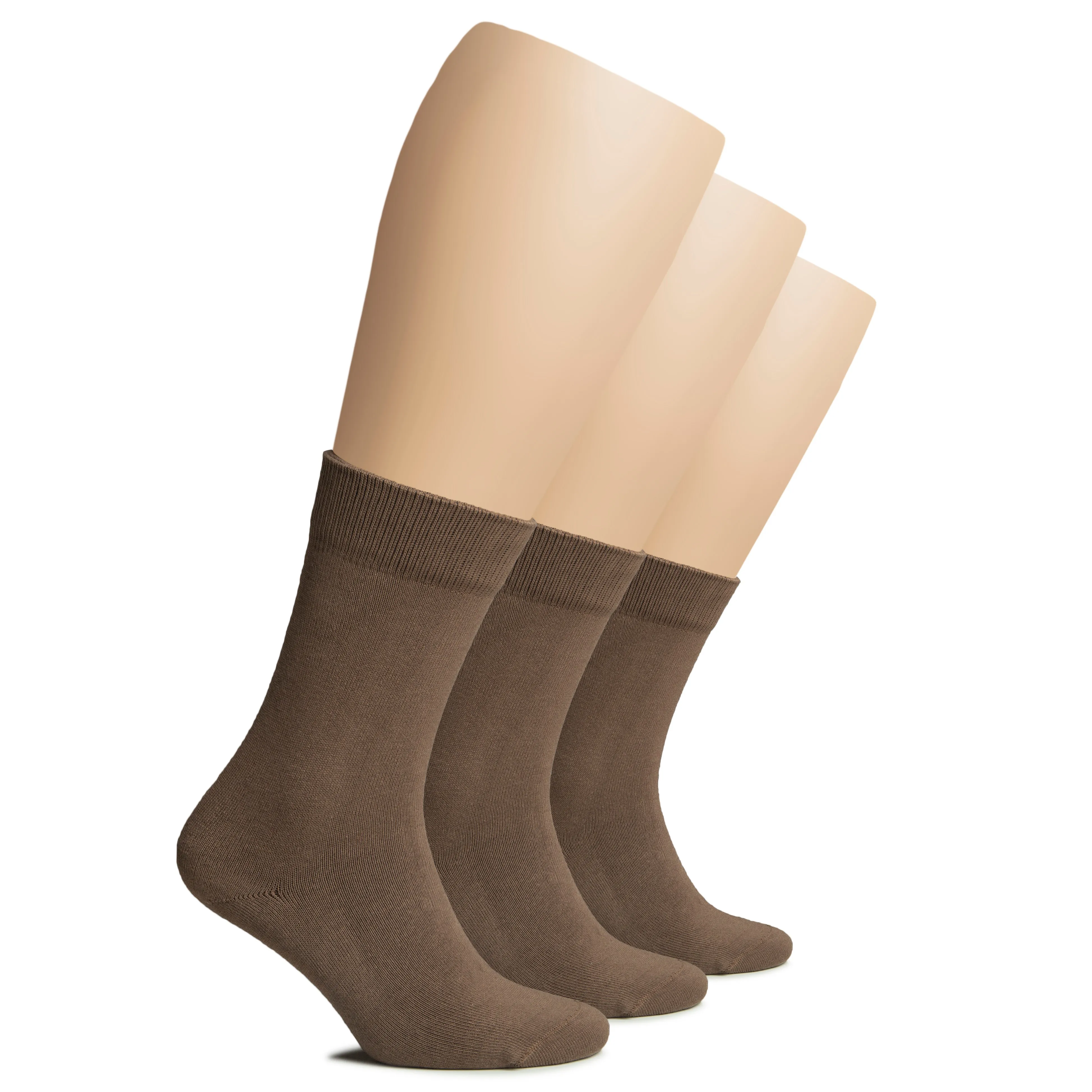 Women's Warm Winter Cotton Dress Crew Socks, 3 Pairs