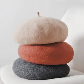 Wool Blend Beret