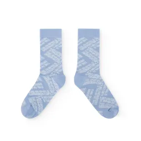 Worm Kids Socks in Soft Blue by The Animals Observatory