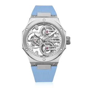 ZEROO T8 THE ORION FULL SKELETON TOURBILLONMANUAL TOURBILLON WATCH FOR GENTS - ZT008SWLB